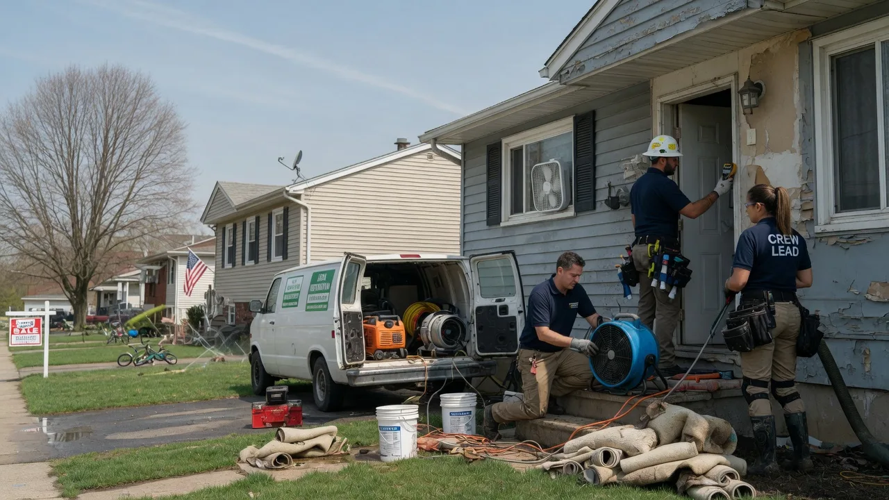 Flood Cleanup in Shorewood, IL near me