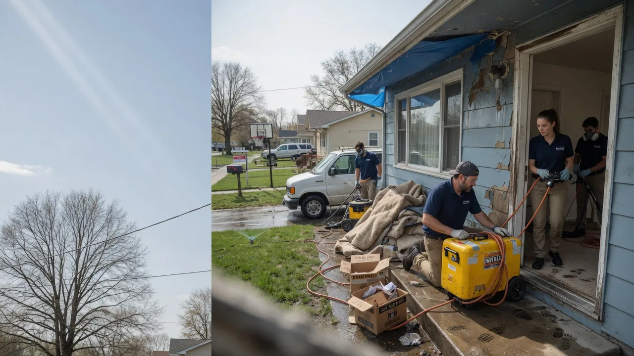 Basement Flood Cleanup in Shorewood, IL near me